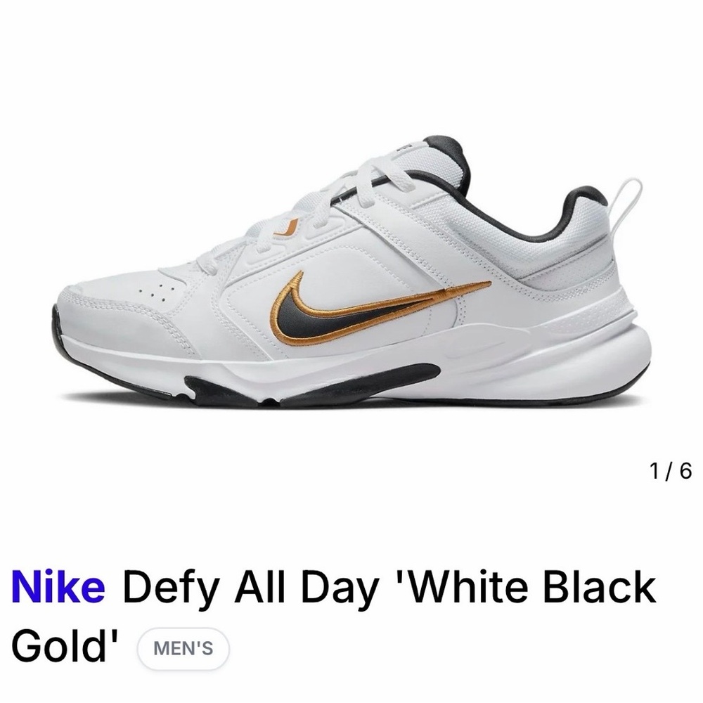 Nike Defy All Day Men's Size 11 Cross Training Shoes DMZ564-100, try on wearonly